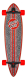 Amoeba Dot 9.58 X 39.0 Pintail Cruzer Fn-124
