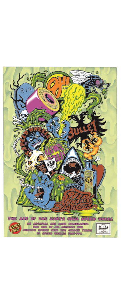 THE ART OF SPEED WHEELS POSTER