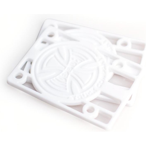 GENUINE PARTS RISERS 1/8 WHITE 1 SET