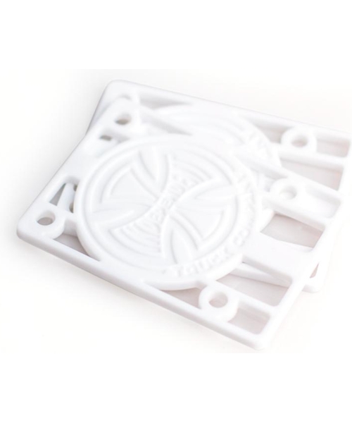 GENUINE PARTS RISERS 1/8 WHITE 1 SET