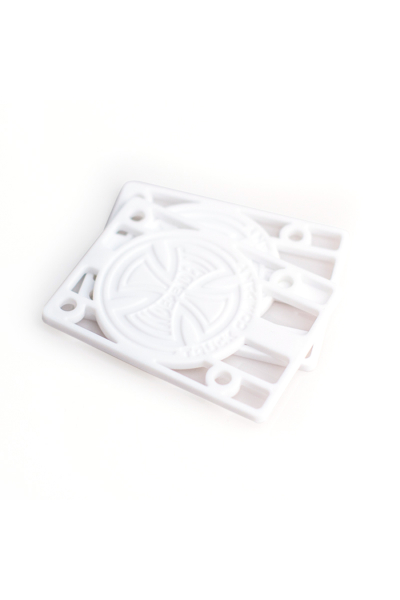 GENUINE PARTS RISERS 1/8 WHITE 1 SET