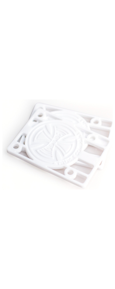 GENUINE PARTS RISERS 1/8 WHITE 1 SET
