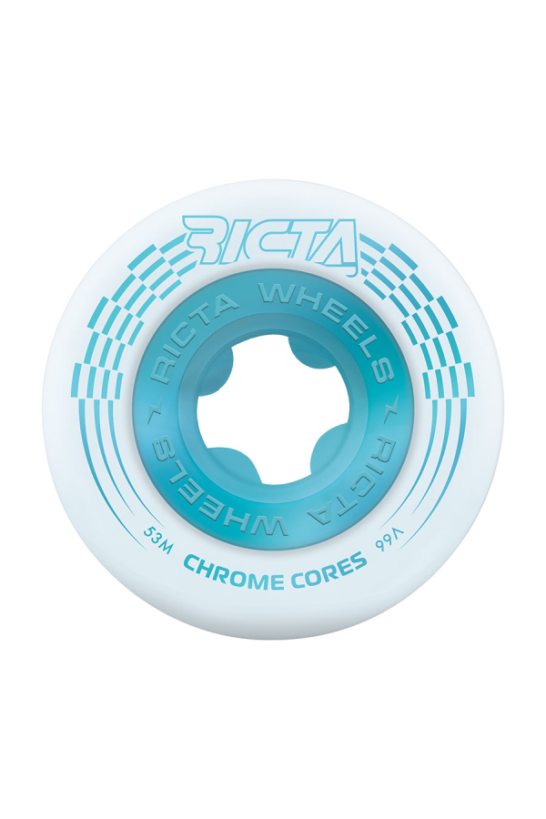 53MM CHROME CORE WHITE TEAL 99A