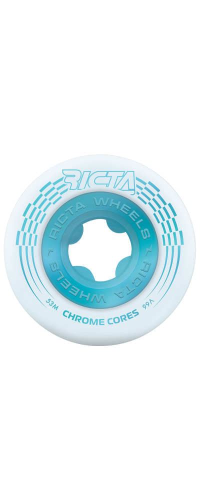 53MM CHROME CORE WHITE TEAL 99A