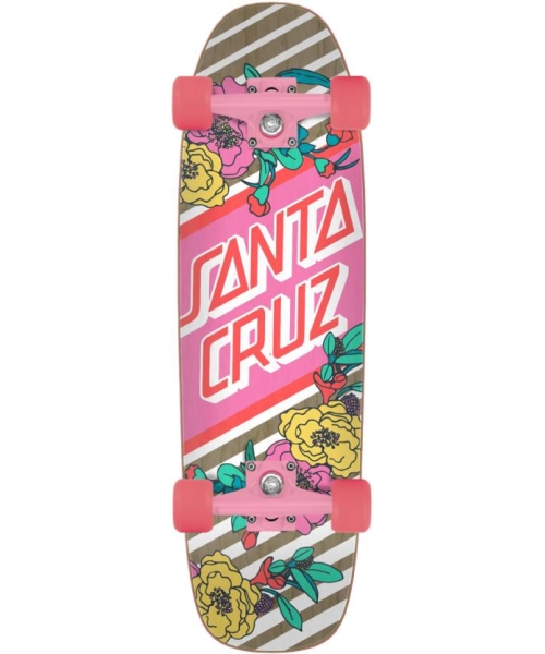 FLORAL STRIPE 8.4 X 29.4 STREET SKATE