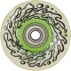 60MM LIGHT UPS W/GREEN LED AND BEARINGS OG SLIME 78A