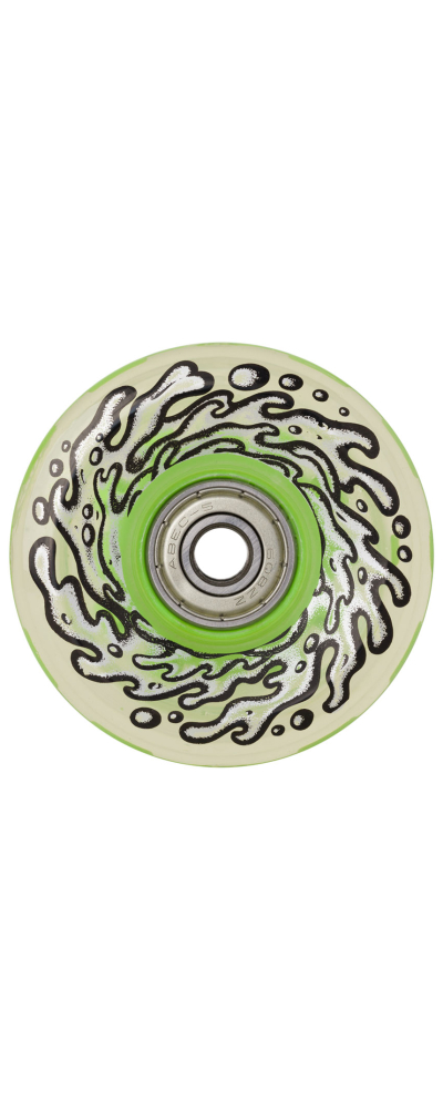 60MM LIGHT UPS W/GREEN LED AND BEARINGS OG SLIME 78A