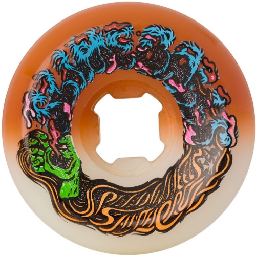 56MM HAIRBALLS 50-50 WHITE ORANGE 95A