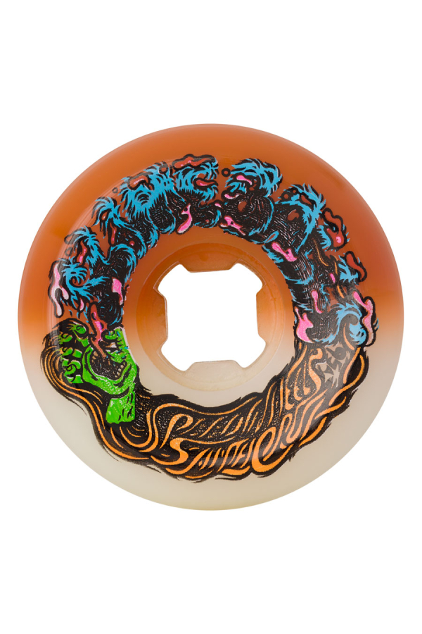 56MM HAIRBALLS 50-50 WHITE ORANGE 95A