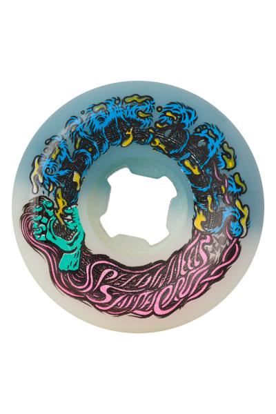 54MM HAIRBALLS 50-50 WHITE TEAL 95A