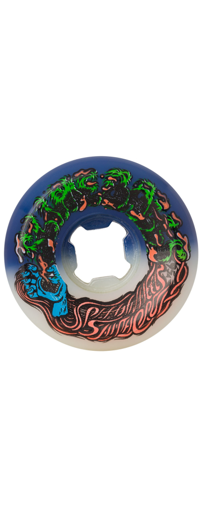 53MM HAIRBALLS 50-50 WHITE BLUE 95A