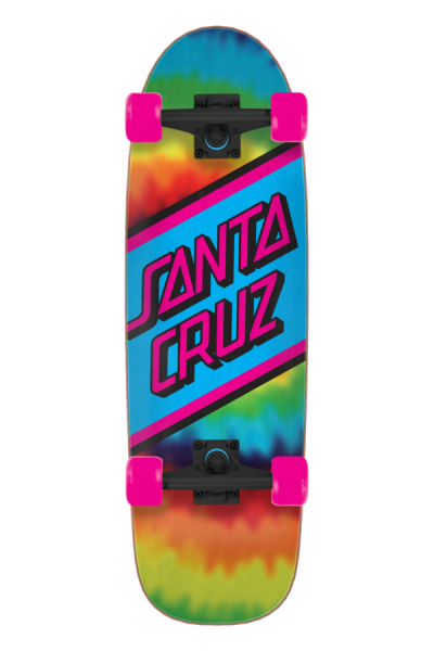 RAINBOW TIE DYE 8.79 X 29.05 STREET SKATE