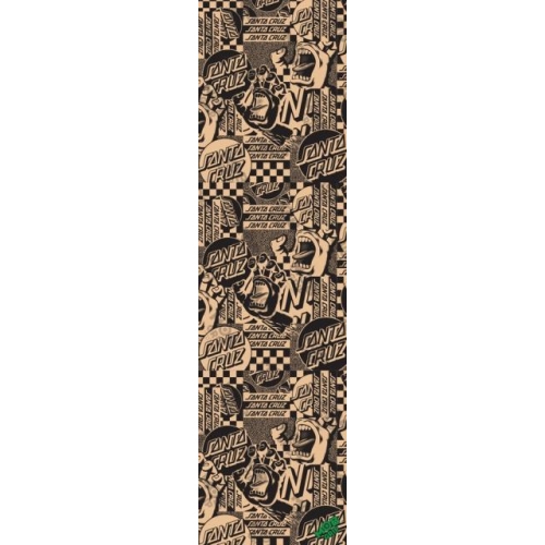 SANTA CRUZ FLIER COLLAGE CLEAR GRIP TAPE 9X33 (1 SHEET)