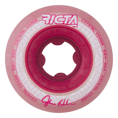 53mm Shanahan Crystal Cores Clear Metallic Red 95A