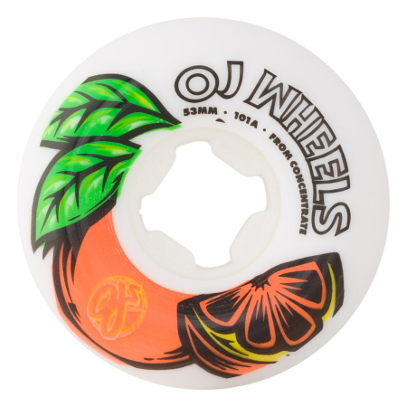 53mm From Concentrate White Orange Hardline 101A