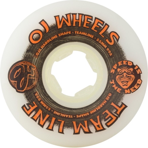 55MM TEAM LINE ORIGINAL WHITE BLACK/ORANGE HARDLINE 99A