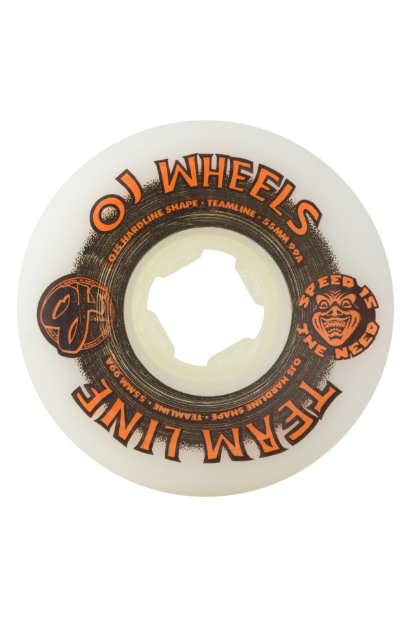 55MM TEAM LINE ORIGINAL WHITE BLACK/ORANGE HARDLINE 99A
