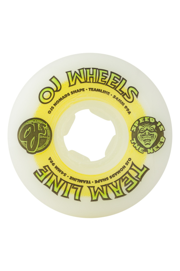 54MM TEAM LINE ORIGINAL WHITE YELLOW/GREEN HARDLINE 99A