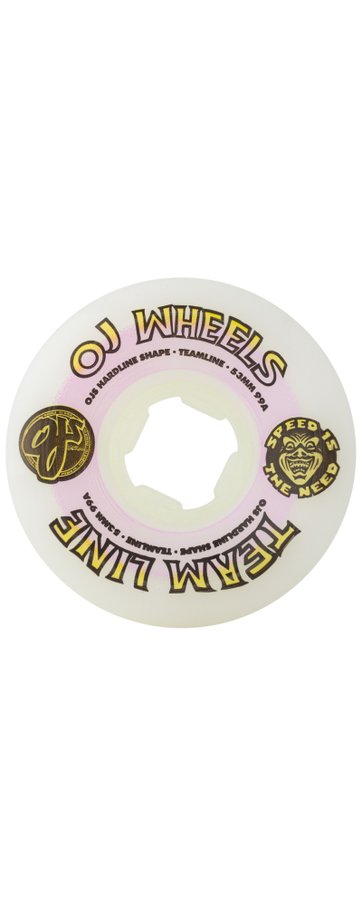 53MM TEAM LINE ORIGINAL WHITE PURPLE/YELLOW HARDLINE 99A