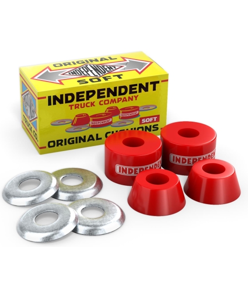 GENUINE PARTS ORIGINAL CONICAL CUSHIONS SOFT (90A) RED 1 SET