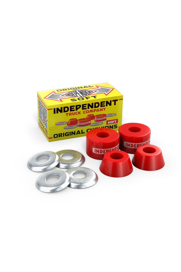 GENUINE PARTS ORIGINAL CONICAL CUSHIONS SOFT (90A) RED 1 SET