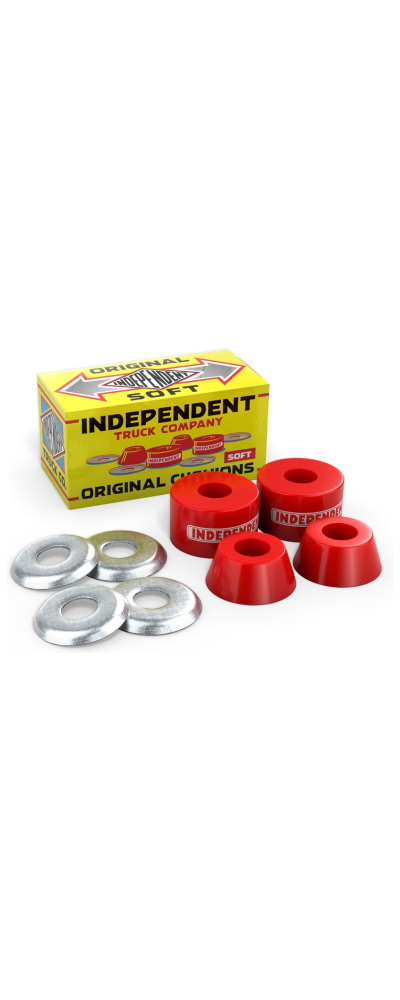 GENUINE PARTS ORIGINAL CONICAL CUSHIONS SOFT (90A) RED 1 SET