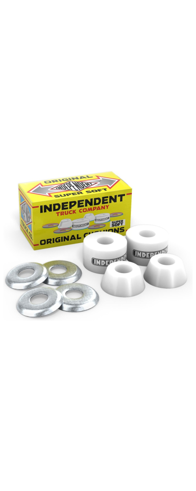 GENUINE PARTS ORIGINAL CONICAL CUSHIONS SUPER SOFT (88A) WHITE 1 SET