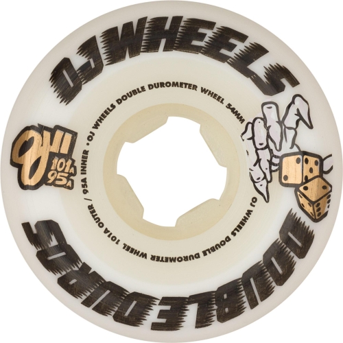 54MM DOUBLE DURO WHITE MINI COMBO 101A/95A
