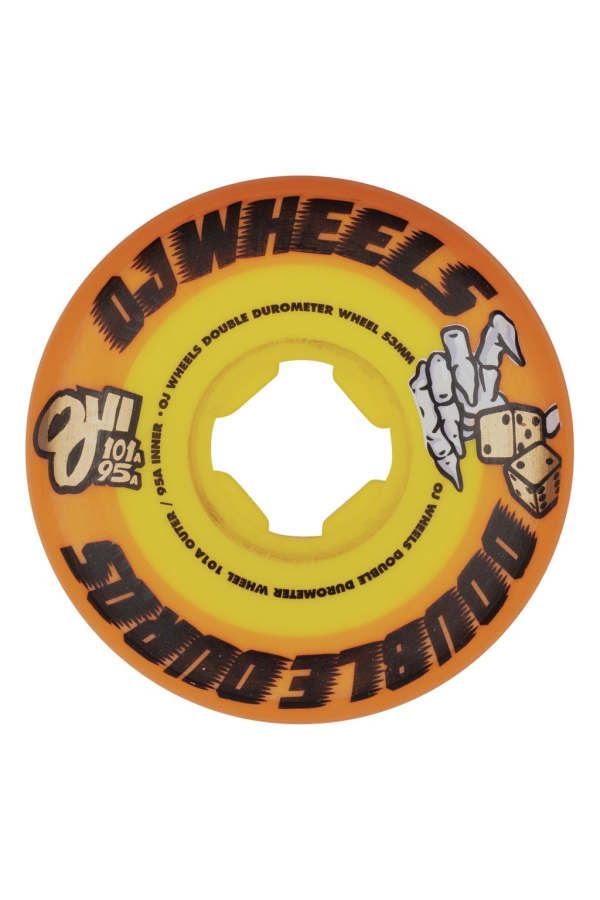 53MM DOUBLE DURO ORANGE YELLOW 101A/95A