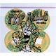 56MM FACE MELTER TRIP BALLS GREEN ORANGE SWIRL 99A