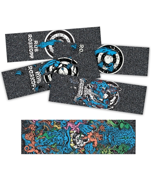Roskopp Target Grip Strips Grip Tape 11X3.25 (P/K OF 5)