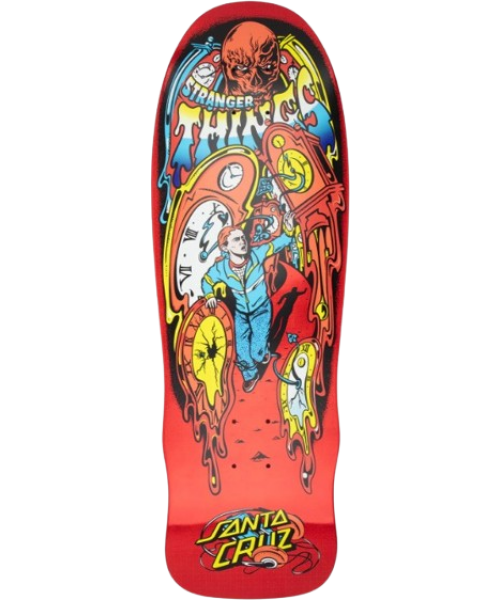 Stranger Things Grabke Max Melting Clock 9.7in x 29.4in Santa Cruz Decks