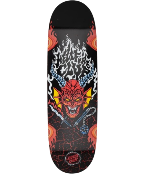 Stranger Things Hellfire Club Flames 9.00in x 32.00in Santa Cruz Decks