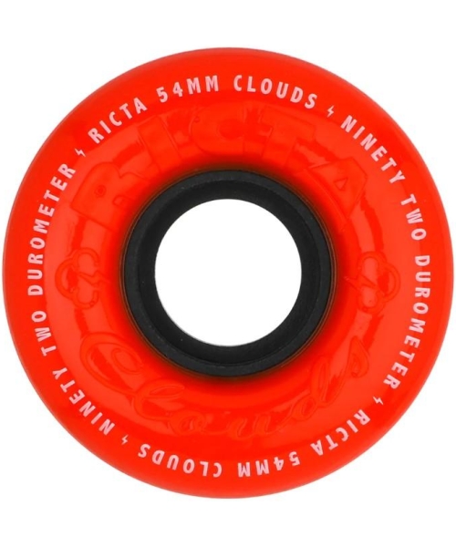 54mm Clouds Red Orange 92a Ricta Wheels