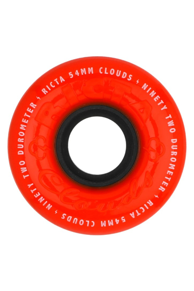 54mm Clouds Red Orange 92a Ricta Wheels