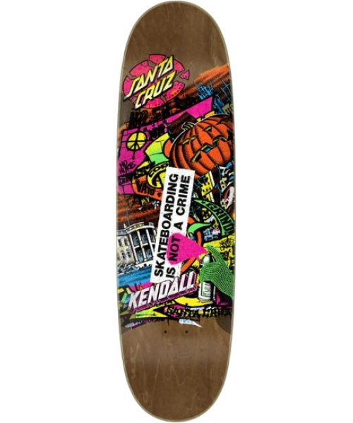 Kendall Street Art Collage VX Deck 9.00in x 32.00in Santa Cruz Decks