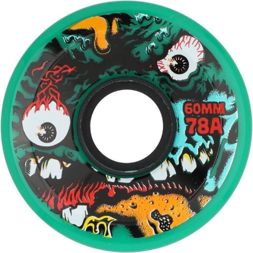 60mm Roskopp Face Two Reissue OG Slime Green 78a Slime Balls Wheels