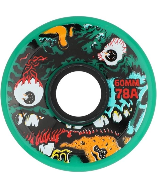 60mm Roskopp Face Two Reissue OG Slime Green 78a Slime Balls Wheels