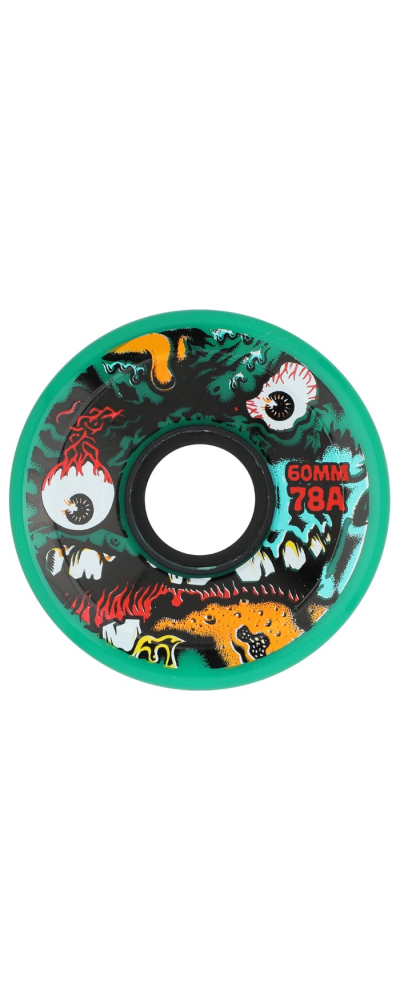 60mm Roskopp Face Two Reissue OG Slime Green 78a Slime Balls Wheels