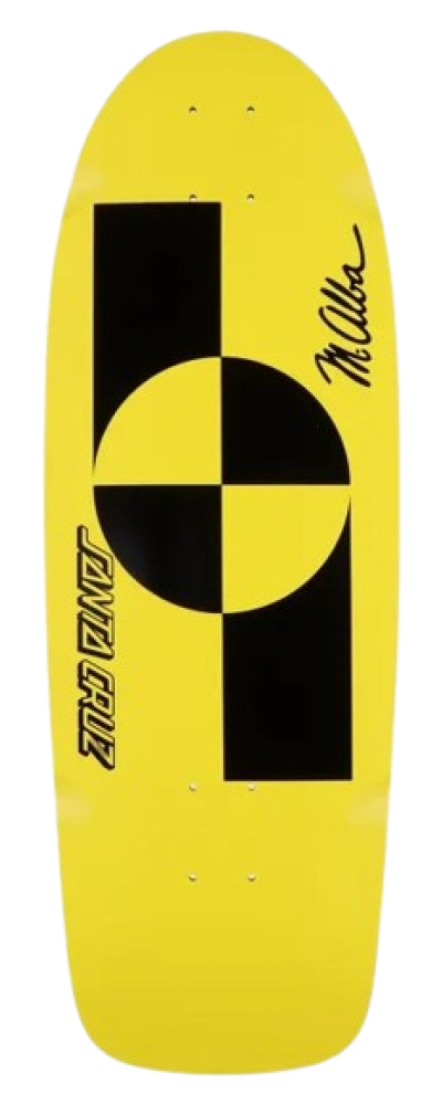 Malba Crash Test Reissue 10.03in x 29.35" SC-436 Santa Cruz Decks