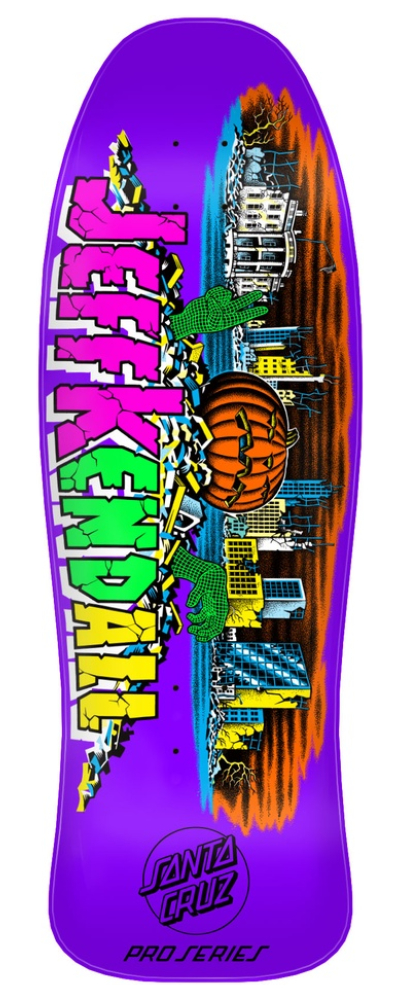 Kendall Pumpkin Reissue 10in x 30.12in Santa Cruz Decks
