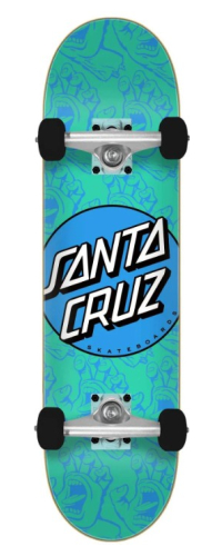 Other Dot Hands Mini 7.75in x 30.00in Santa Cruz Skateboard Complete