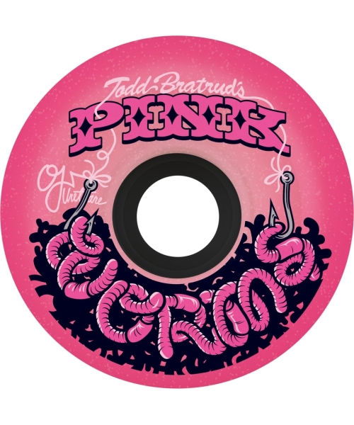 60mm Pink Worms Super Juice Pink 78a