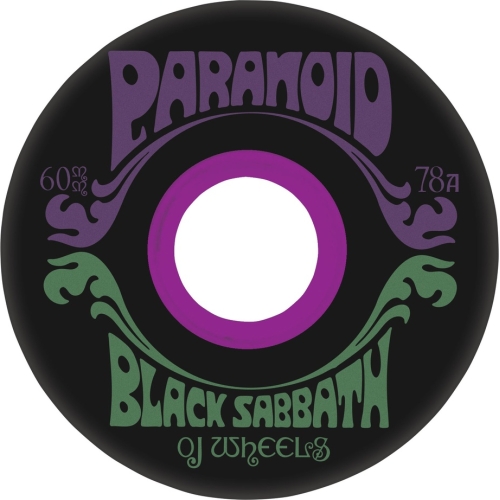 60mm Black Sabbath Paranoid Super Juice Black 78a