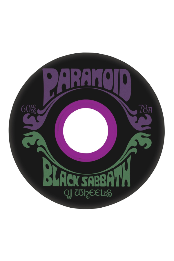 60mm Black Sabbath Paranoid Super Juice Black 78a