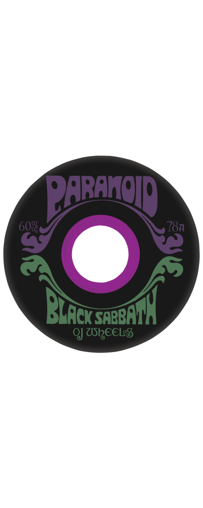 60mm Black Sabbath Paranoid Super Juice Black 78a
