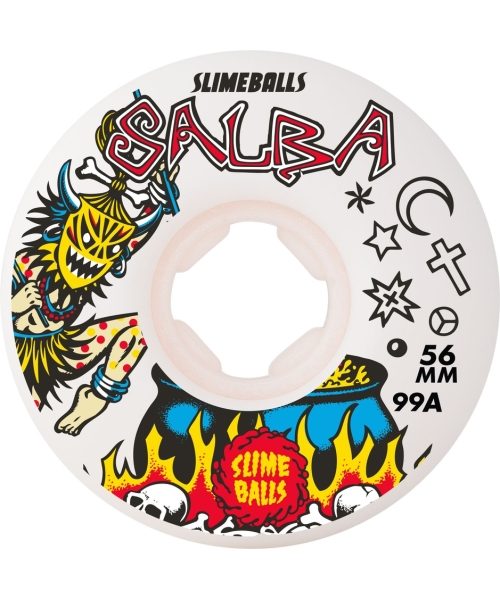 56mm Salba Witch Doctor Reissue Chubbies White 99a