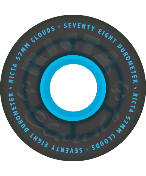 57mm Clouds Transparent Black Blue 78a