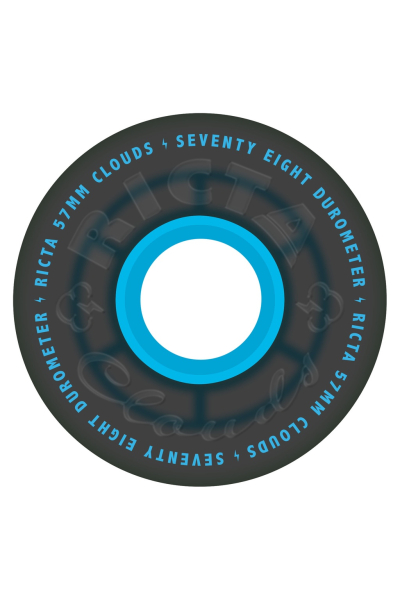 57mm Clouds Transparent Black Blue 78a