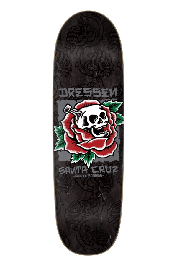 Dressen Skull Rose Pro Shaped 9.25in x 31.95in